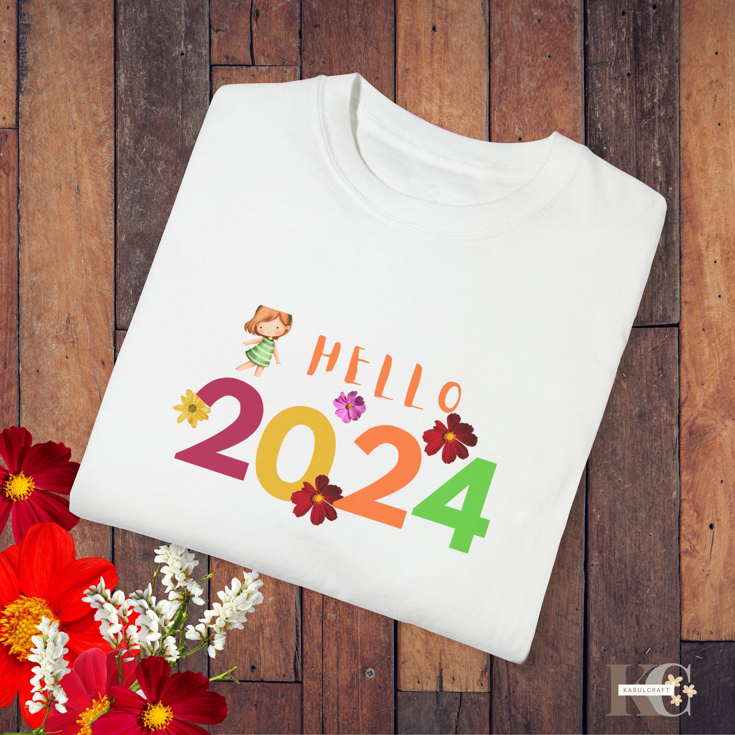 2024 new Unisex Garment-Dyed T-shirt