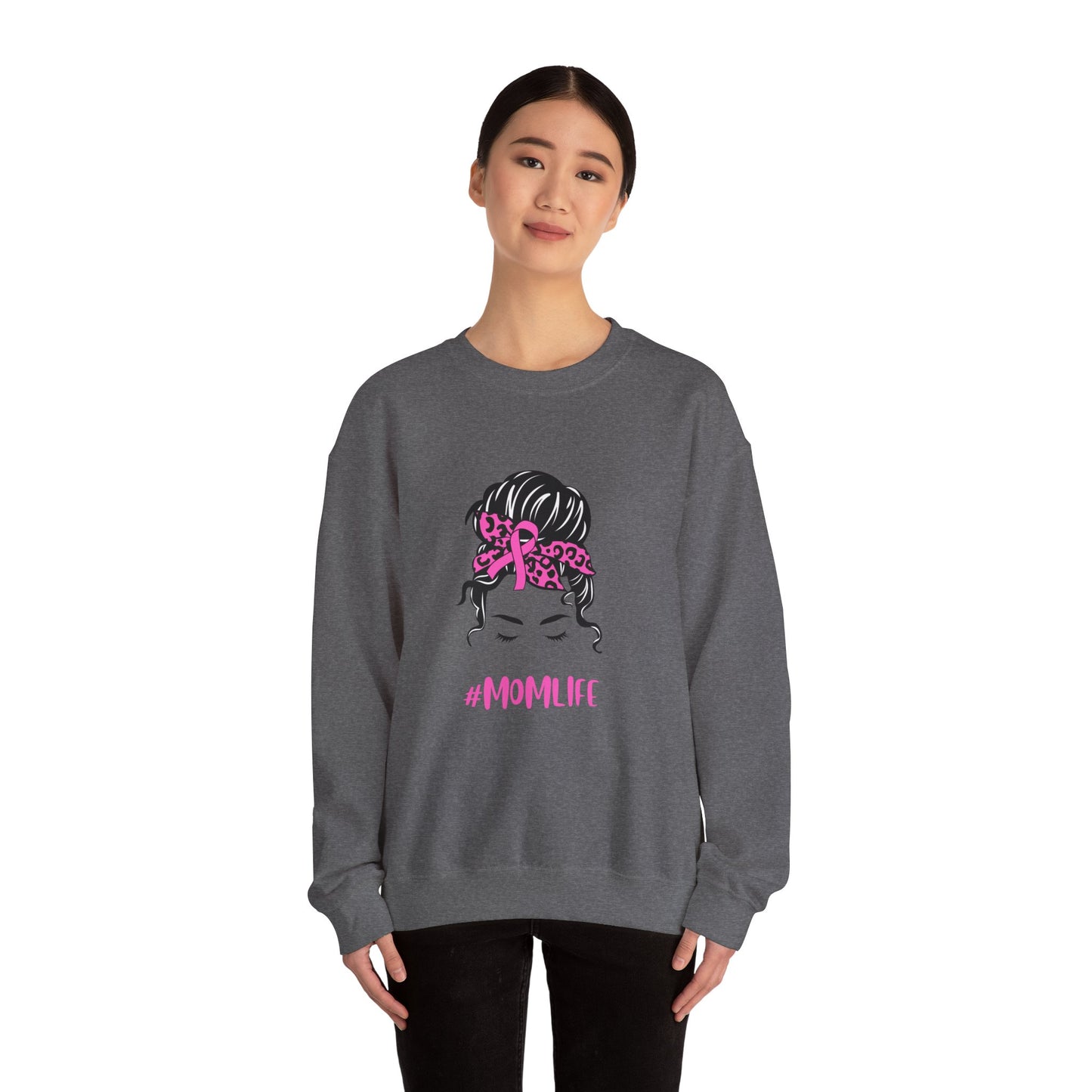 mom life Unisex Heavy Blend™ Crewneck Sweatshirt