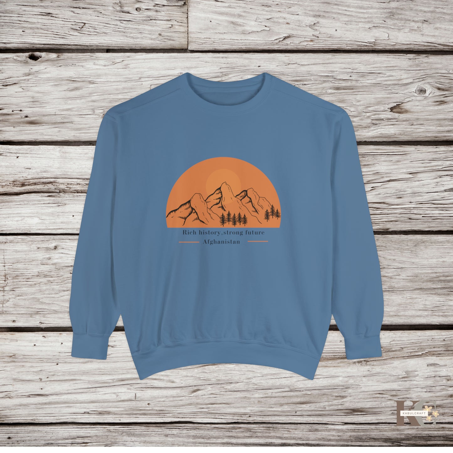 afghanistan history Men Unisex Garment-Dyed Sweatshirt