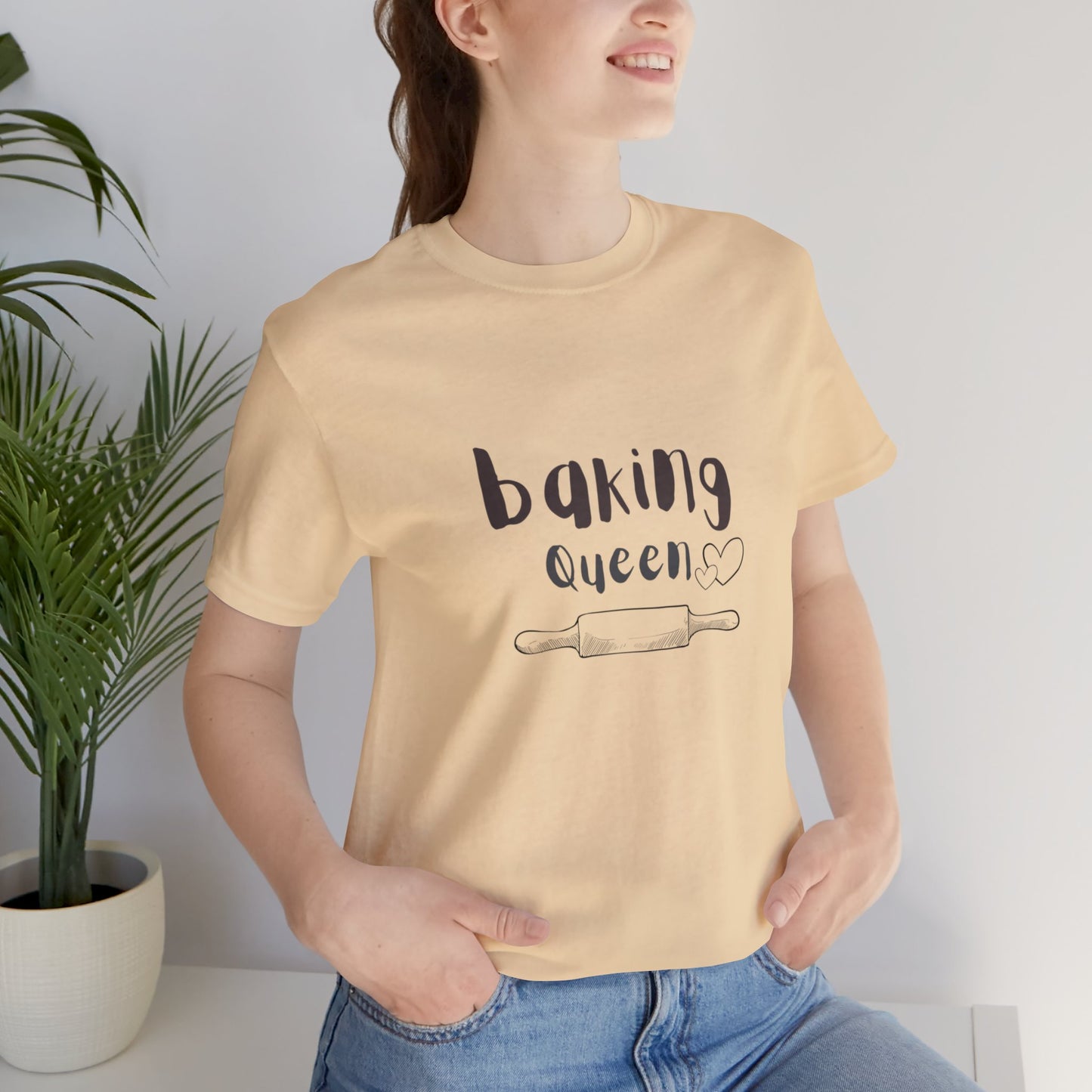 baking queen women Unisex Jersey Short Sleeve Tee