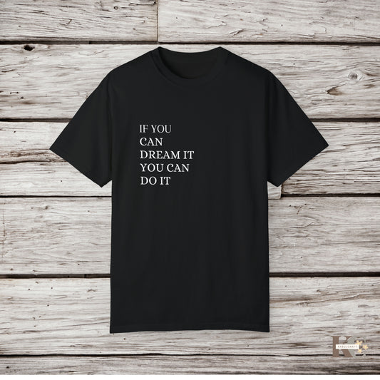 if you can ... Men’s black T-shirt