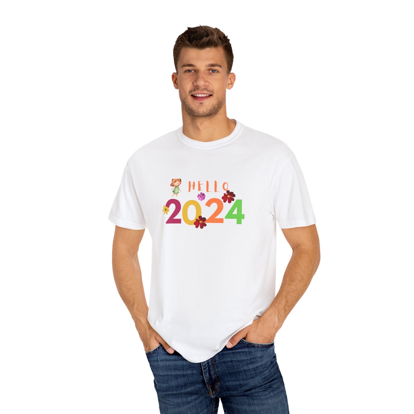 2024 new Unisex Garment-Dyed T-shirt