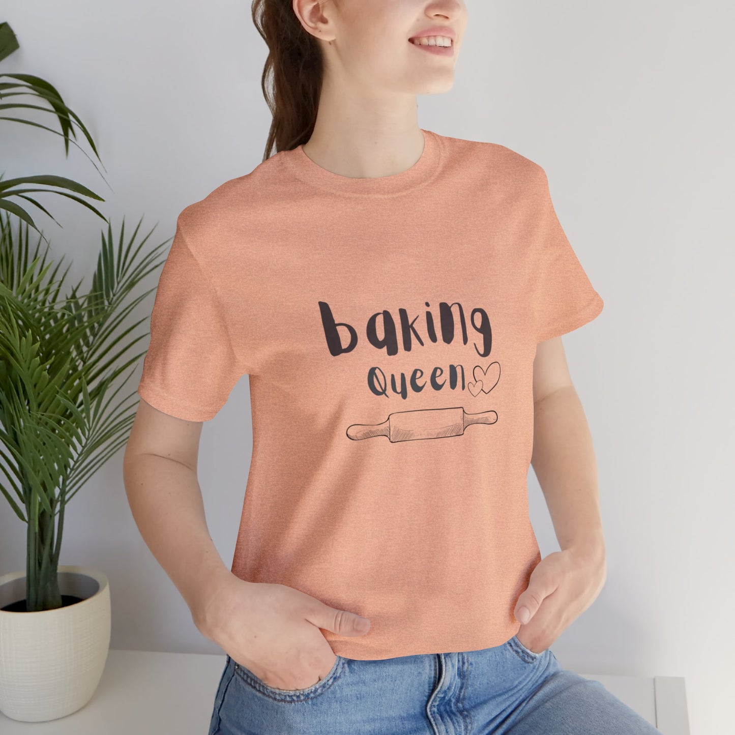 baking queen women Unisex Jersey Short Sleeve Tee