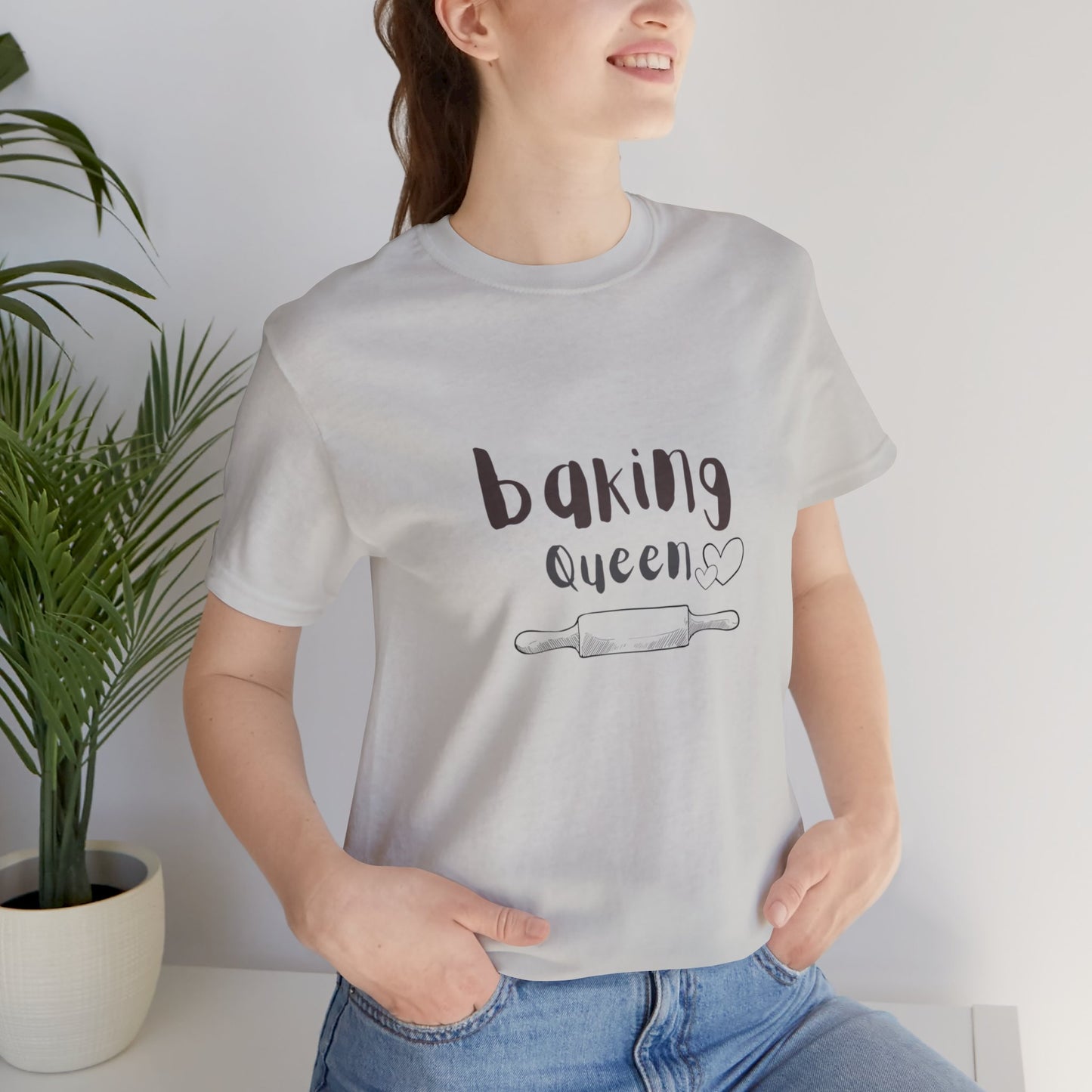 baking queen women Unisex Jersey Short Sleeve Tee