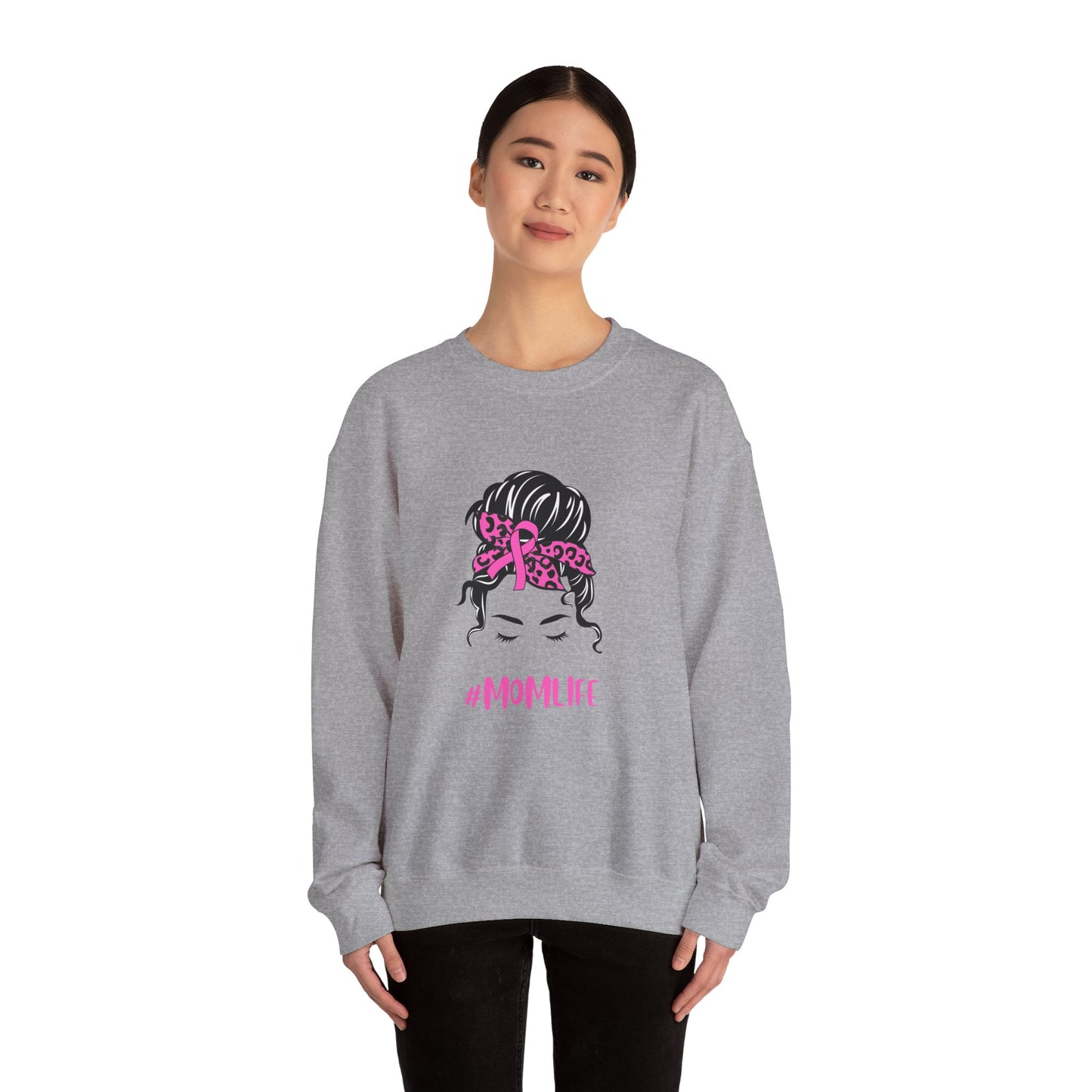 mom life Unisex Heavy Blend™ Crewneck Sweatshirt