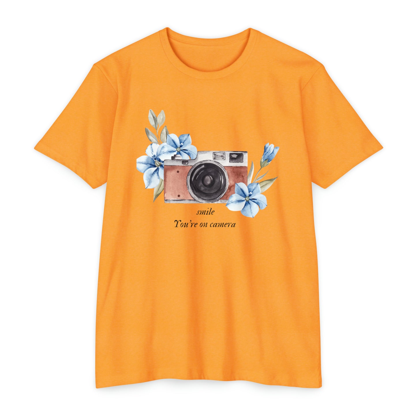 smile you’re on camera  women T-shirt