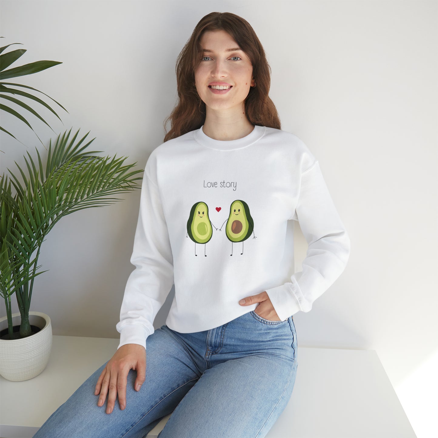 women love story  Crewneck Sweatshirt