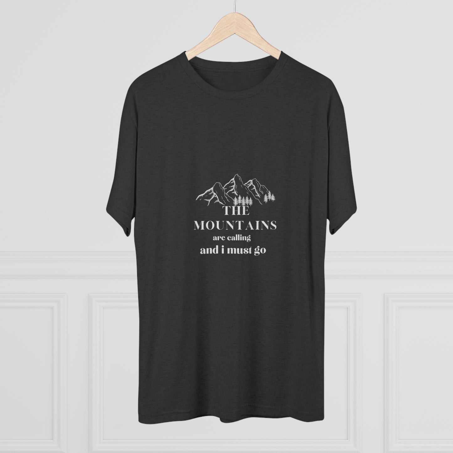 the Mountain are calling women Unisex Tri-Blend Crew Tee