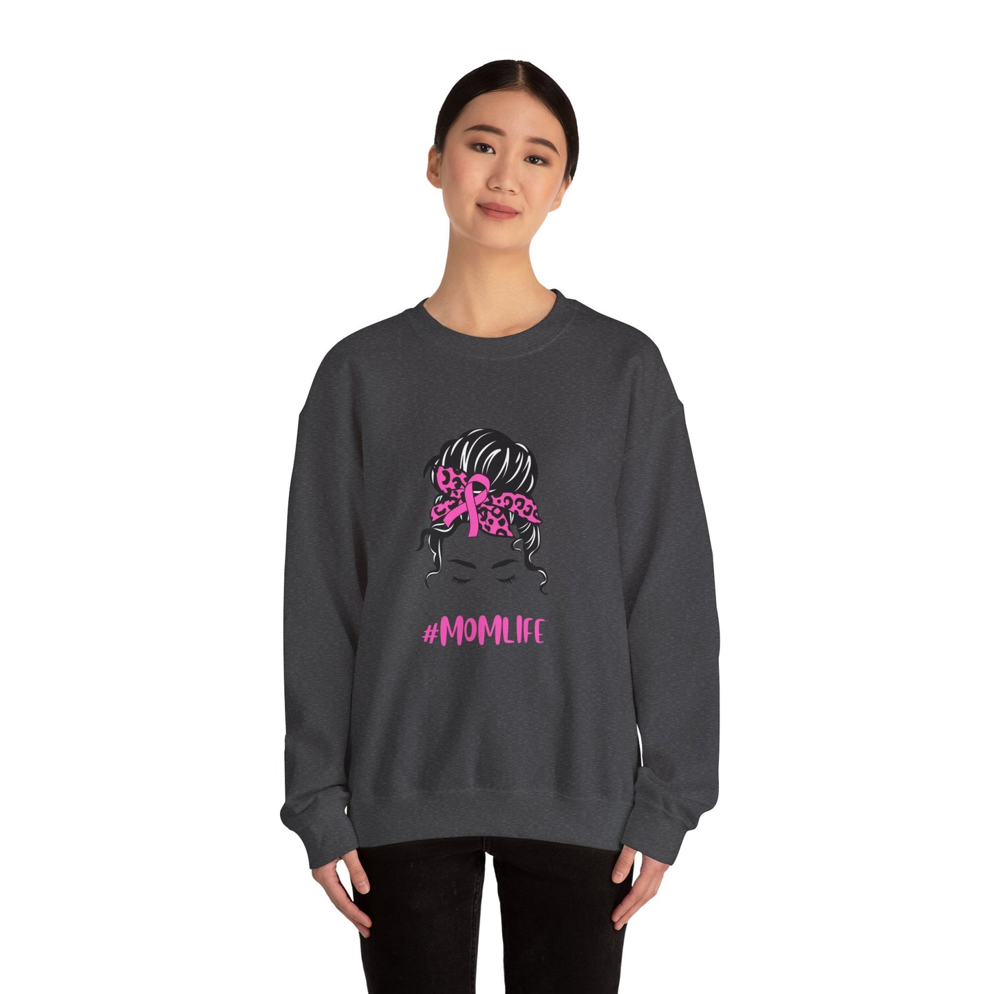 mom life Unisex Heavy Blend™ Crewneck Sweatshirt