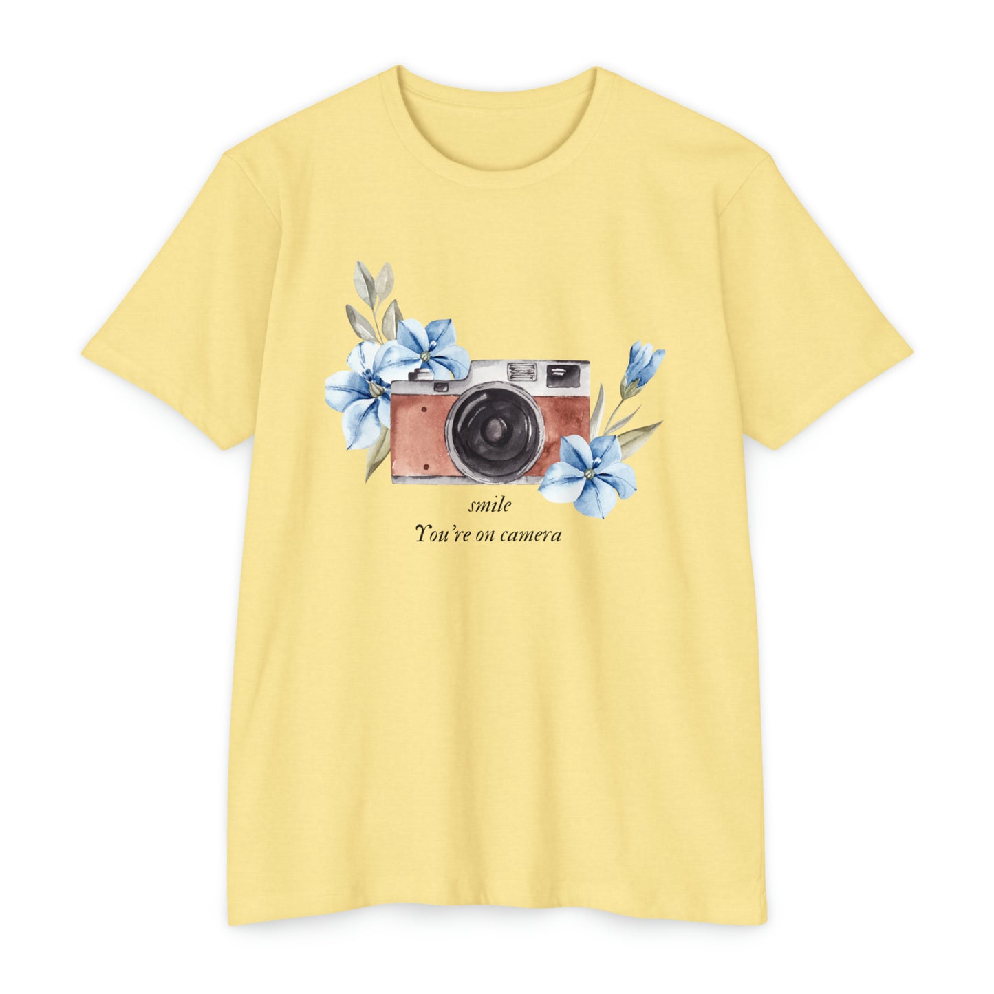 smile you’re on camera  women T-shirt