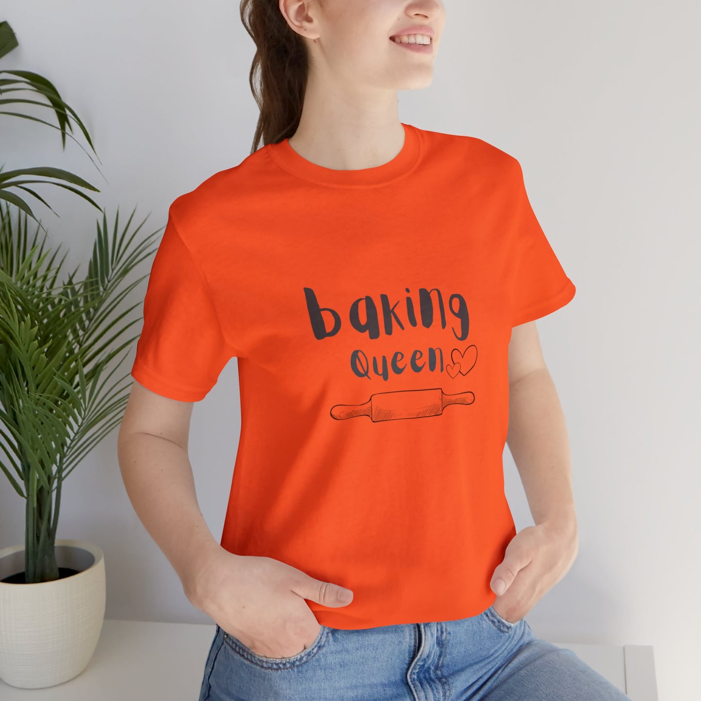 baking queen women Unisex Jersey Short Sleeve Tee