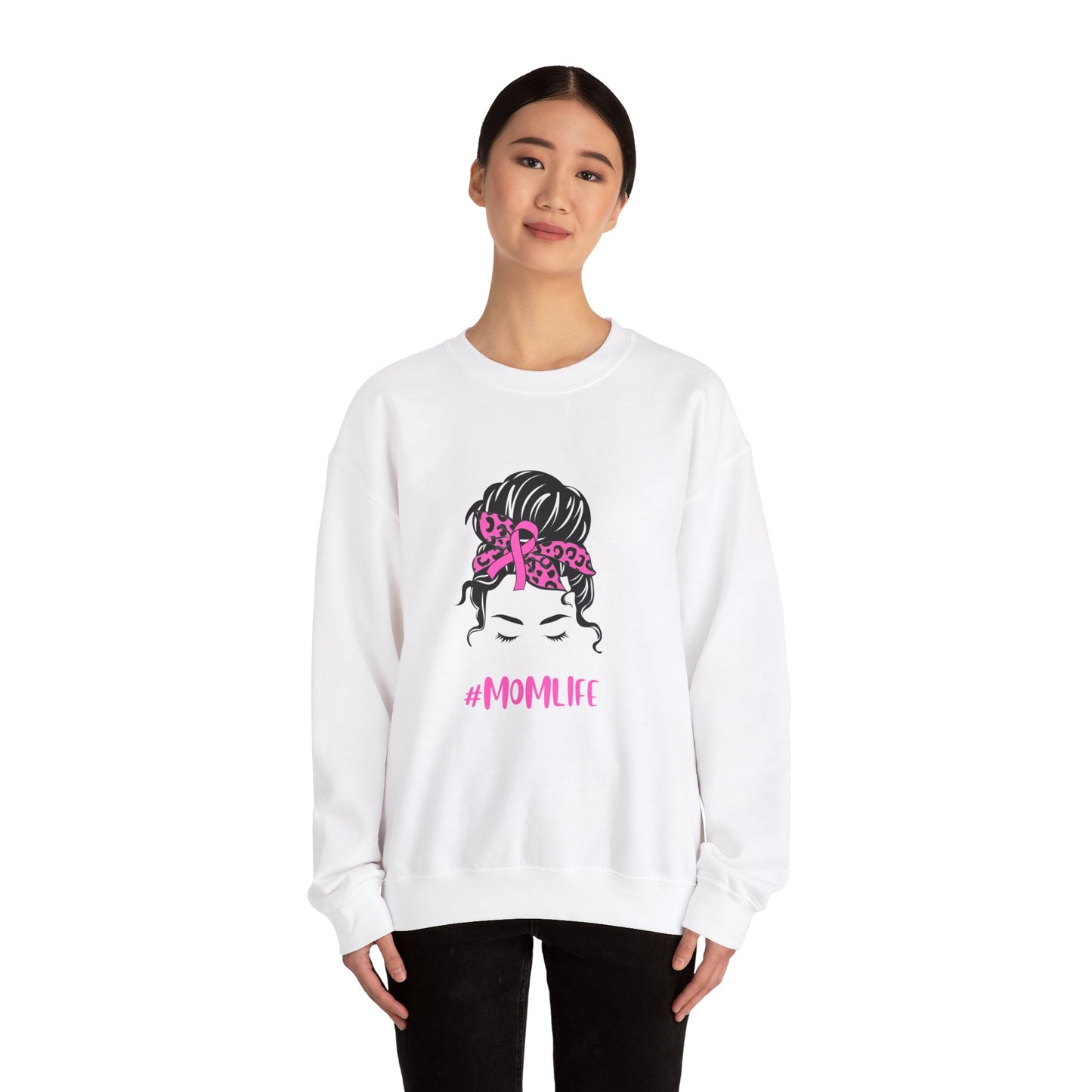 mom life Unisex Heavy Blend™ Crewneck Sweatshirt