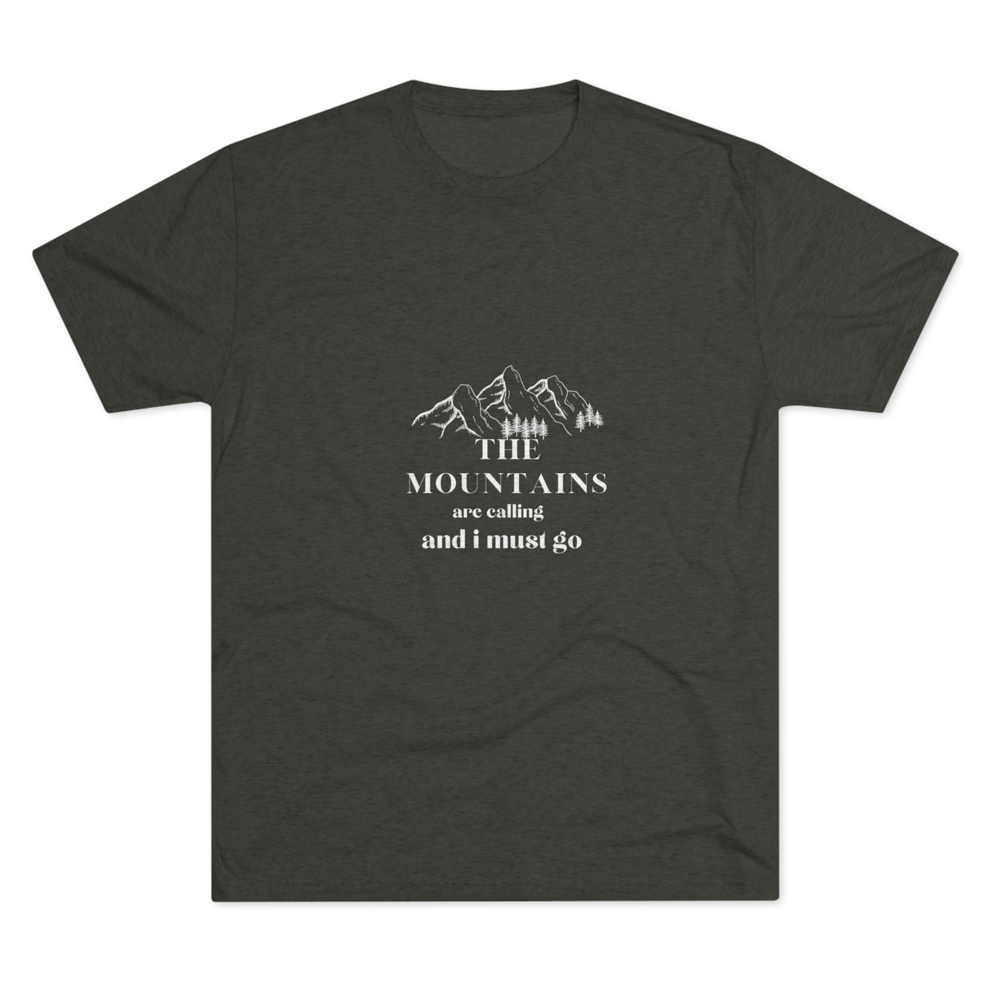 the Mountain are calling women Unisex Tri-Blend Crew Tee