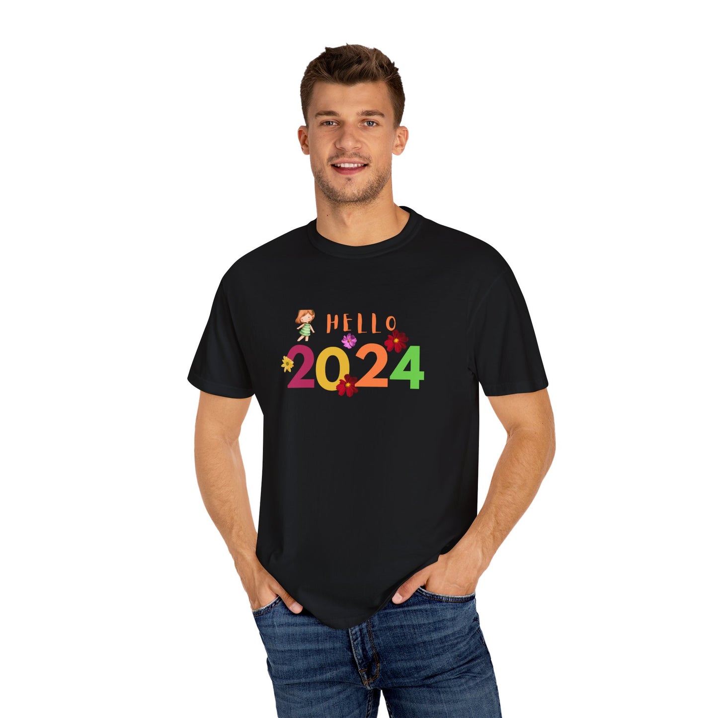 2024 new Unisex Garment-Dyed T-shirt