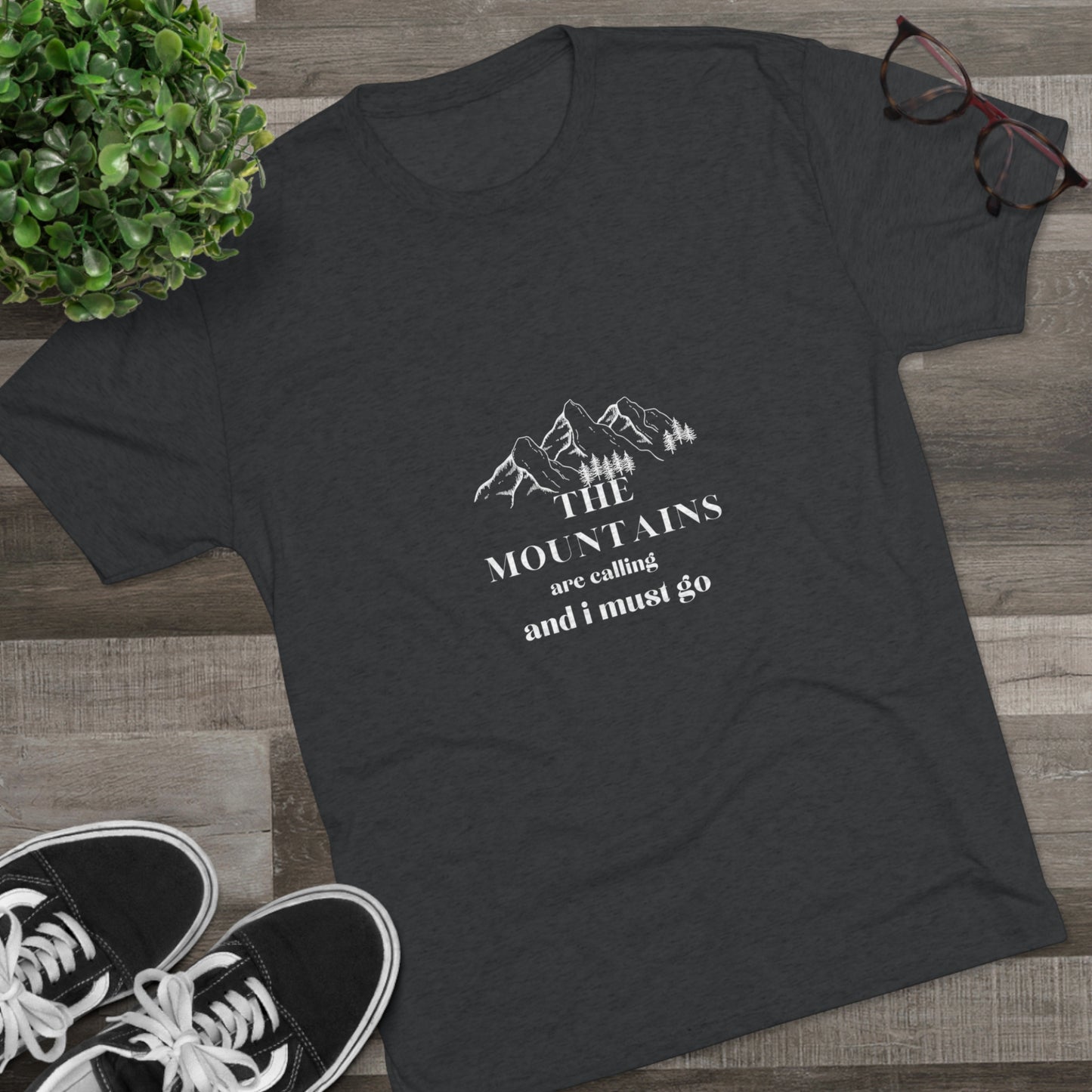 the Mountain are calling women Unisex Tri-Blend Crew Tee