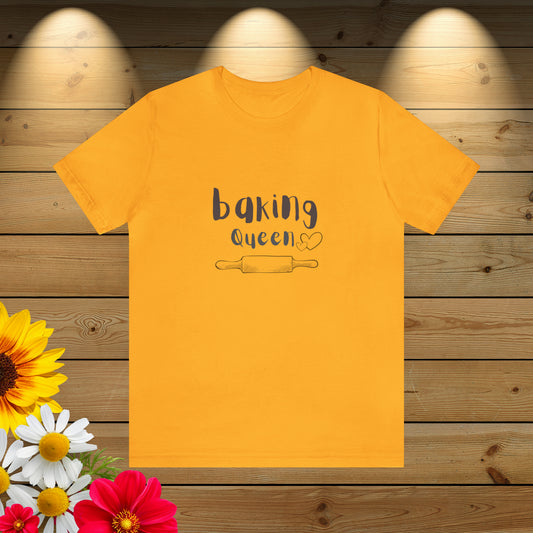 baking queen women Unisex Jersey Short Sleeve Tee