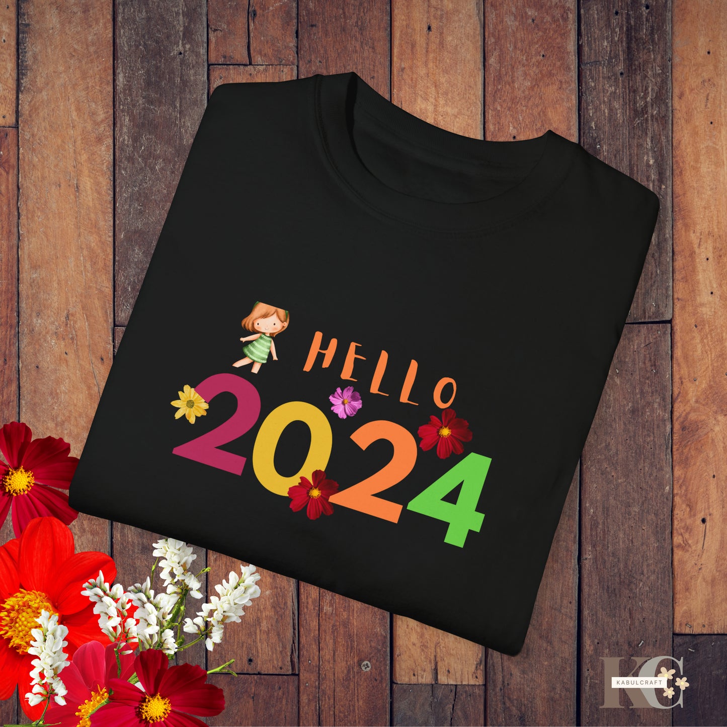 2024 new Unisex Garment-Dyed T-shirt