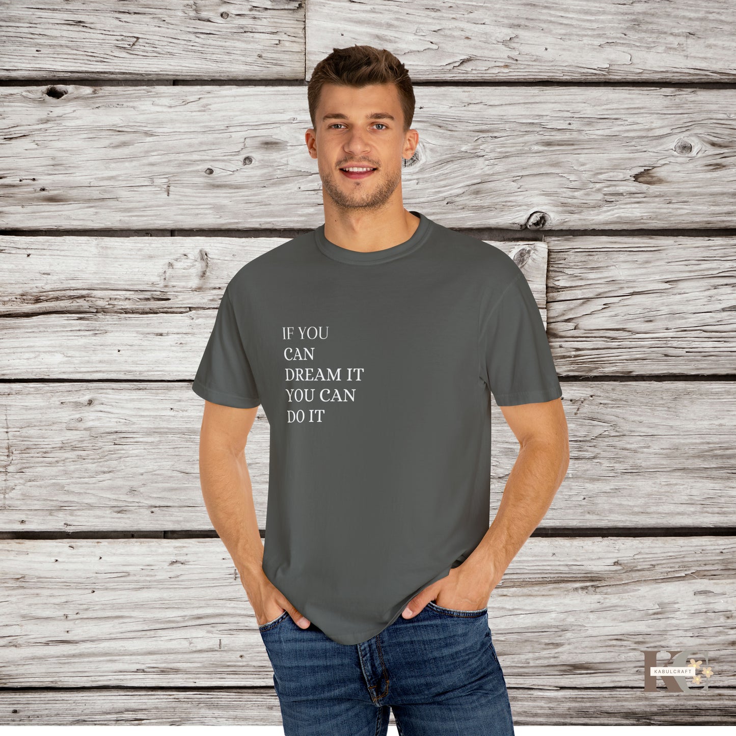 if you can ... Men’s black T-shirt