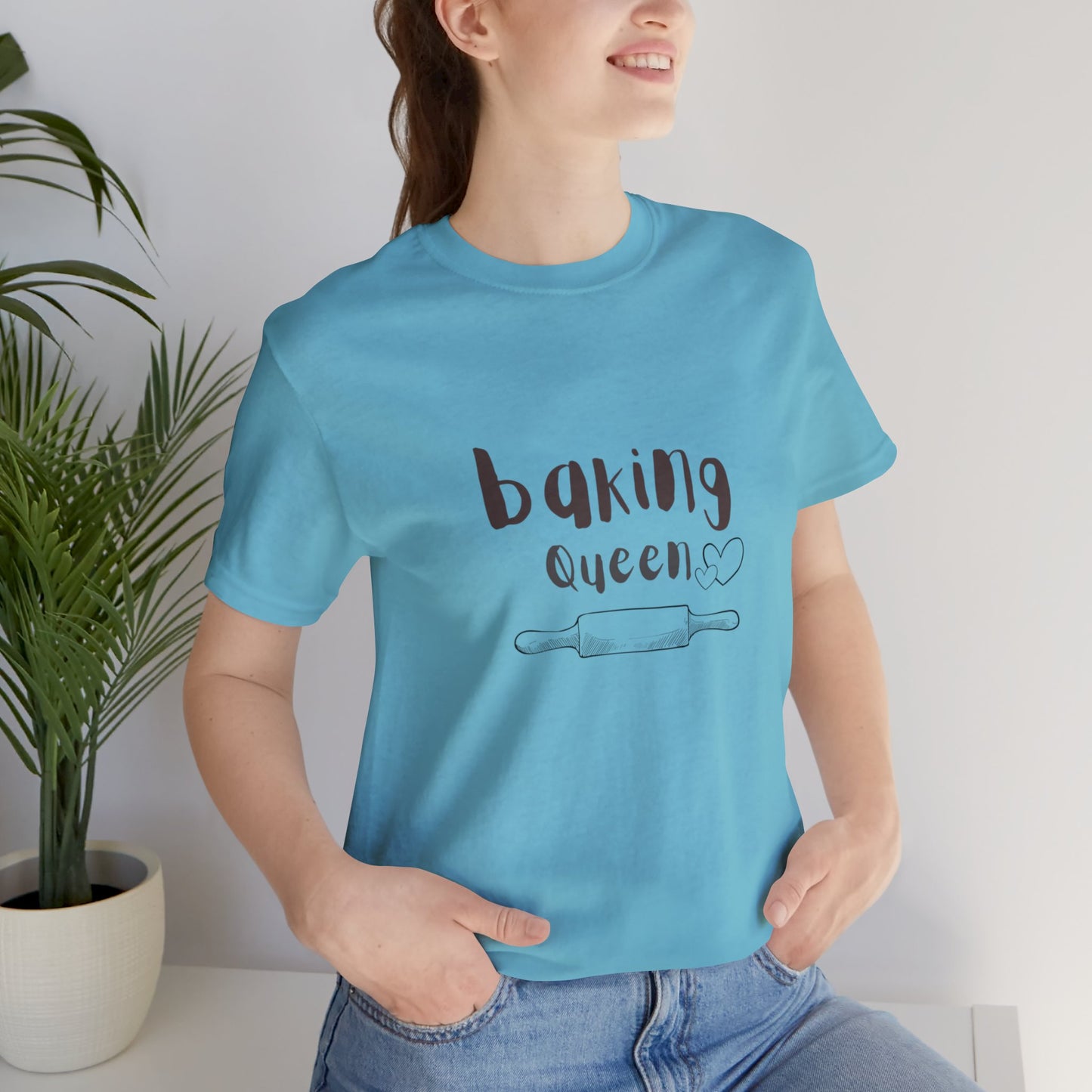 baking queen women Unisex Jersey Short Sleeve Tee