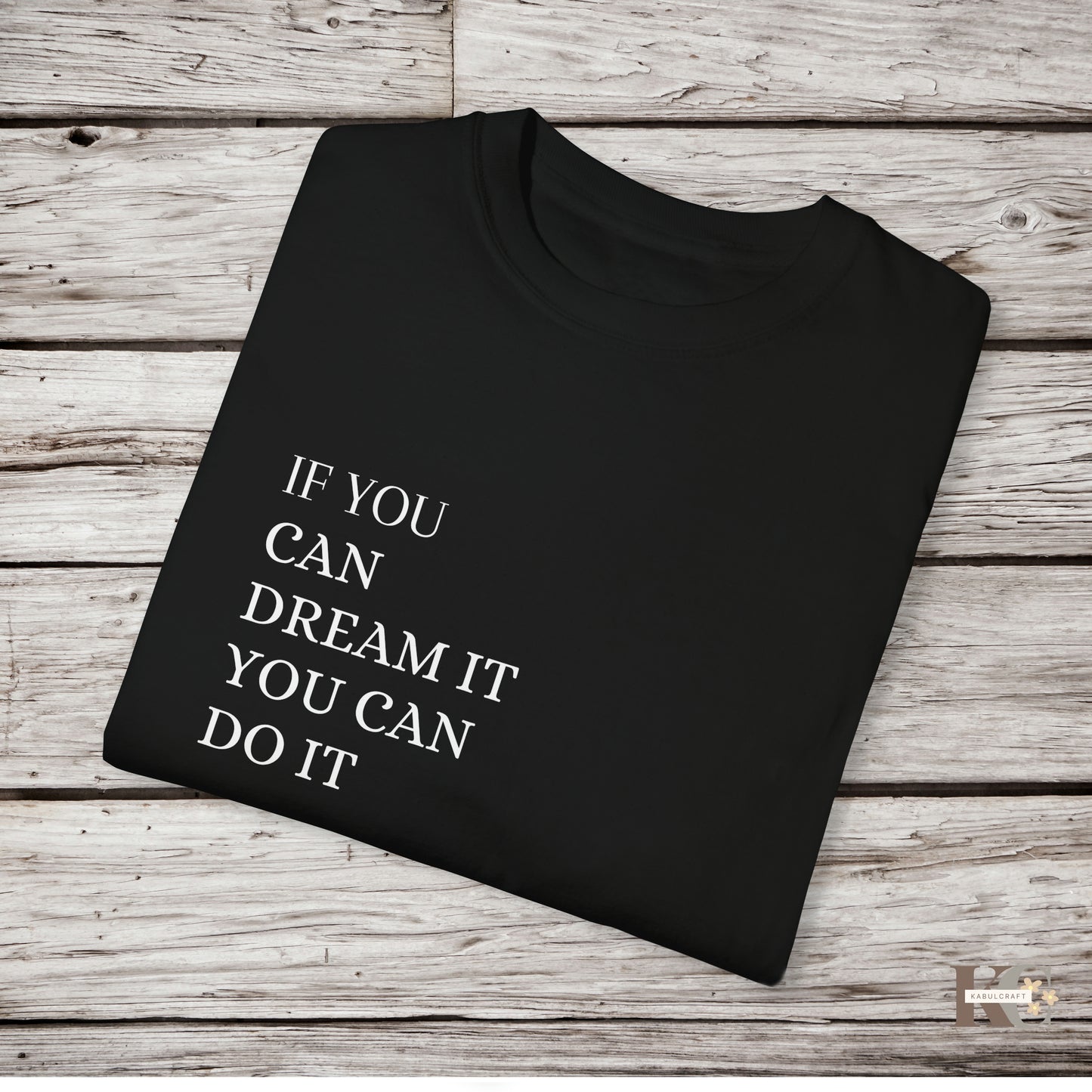 if you can ... Men’s black T-shirt