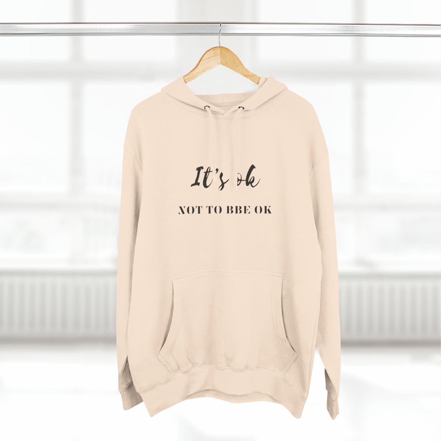 It’s ok to be not ok Men's Unisex Premium Pullover Hoodie