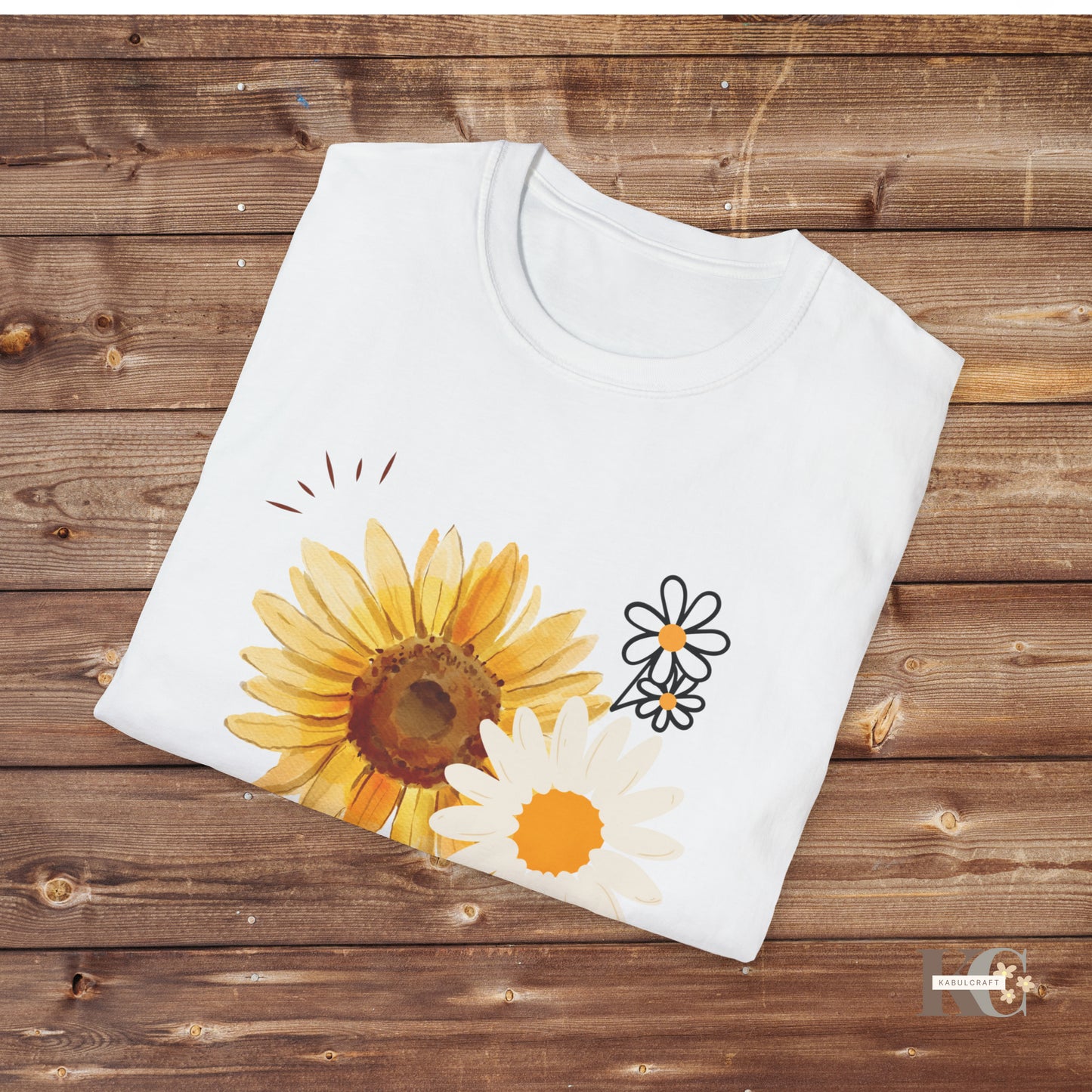 flower letter T-Shirt